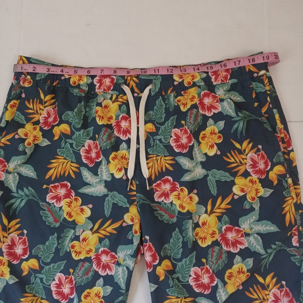 FAIR HARBOR MASTOS ANCHOR SWIM TRUNKS TROPICAL FLORAL PRINT SIZE XL - Picture 8 of 11